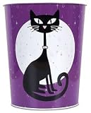 Black Cat Wastebasket