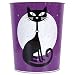 Black Cat Trash Container