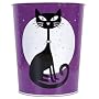 Black Cat Wastebasket