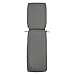 Classic Accessories Montlake Water-Resistant 80 x 26 x 3 Inch Patio Chaise Lounge Cushion Slip Cover, Light Charcoal Grey