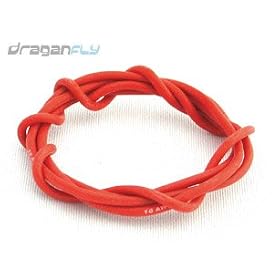 18 AWG Silicone Wire 2 feet of Red by Maxx