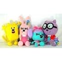 Wow! Wow! Wubbzy! Plush Set 8" (4 Piece Set)