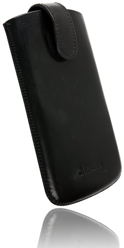 Krusell Asper&ouml; Leder Etui f&uuml;r HTC Explorer schwarz