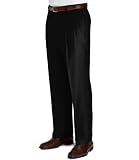 Signature Wool Gabardine Pleated Trouser Extended Sizes