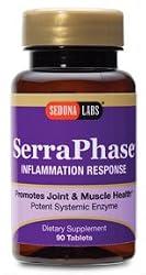 Sedona Labs Serraphase, Inflammation Response Tablets, 90-Count