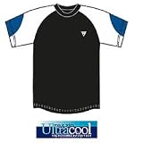 Viga Men's Impala Running T-shirt (Size: Medium) (Colour: Black / White / Orange )