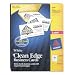 Avery Clean Edge Laser Business Cards, White, 2 x 3.5 Inches, Box of 2000 (5870)