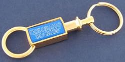 Colorado Rockies Gold Tone Valet Keychain