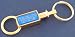 Colorado Rockies Gold Tone Valet Keychain
