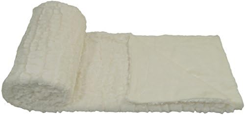 CREAM LUXURIOUS FAUX FUR SUPERSOFT LARGE FLEECE THROW BLANKET 140 X 200CM #ILLA