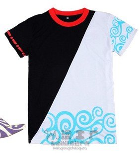 Gintama Sakata Gintoki wind wind Gin-san Cosplay T-shirt LL (XL) size [Heart Japan] (japan import)