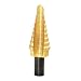 TITANIUM 9-Step Drill Bit - 1/4" - 3/4" by 1/16" Increment
