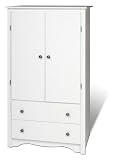Monterey 2-Door Armoire - White