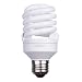 Earthmate EP2052AK 20-Watt Super Mini-Spiral CFL 2700K Bulb, 6 Pack