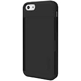 Incipio STOWAWAY Case for iPhone 5C - Retail Packaging - Black/Black