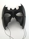 Black Bat Mask Fabric Italian Masks Costume Masquerade Halloween Mask