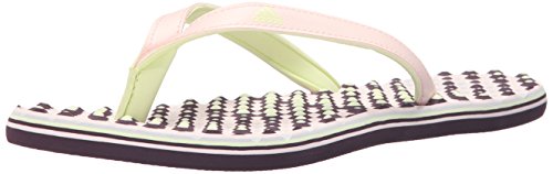 adidas Performance Women's Eezay Dots W Athletic Sandal,Pink/Halo Yellow/Min Red,9 M US