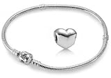 PANDORA Armband Starter-Set 18 Gr. 59702-18HV + Herz 79137