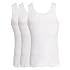 Mens Underwear - Heavy Weight 100% Cotton Sleeveless Vest (Pack of 3)