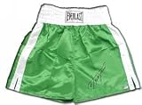 Joe Frazier Signed Green Everlast Trunks
