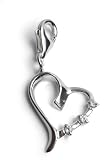 Charms Anhänger Bettelarmband -kette, aus 925er Silber Herz #1 Anhänger Reviews