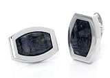 Dolan Bullock Sterling Silver Rutilated Quartz Cufflinks