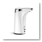 simplehuman 8-Ounce Sensor Pump for Soap or Sanitizer, White