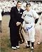 Yogi Berra Autographed/Hand Signed New York Yankees 8x10 Photo (pictured with Babe Ruth)