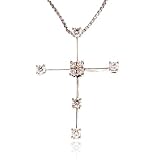 Leo Pizzo 18kt White Gold Diamond Cross..41 Carat