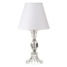 Simply Shabby Chic Crystal Candlestick Table Lamp - Small