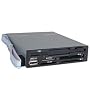 All-in-1 Floppy + USB2.0 Internal Flash Memory Card Reader and Writer Floppy Disk Drive for CF, SD, SDHC, xD, MS Pro Duo, MMC: XP-146 (Black, Retail)
