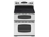 Maytag MER6775BA 30 Freestanding Electric Double Oven Range, 5.2 Cu. Ft, Precision Bake, Self Clean