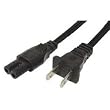 Cables to Go 27398 Non-polarized 18 AWG Power Cord (6 Feet, Black)