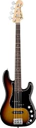 Fender American Deluxe Precision Bass&reg;, 3 Tone Sunburst, Rosewood Fretboard
