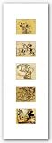 Sketch Collection: Mickey, Minnie and Pluto by Walt Disney 28x9.5 Art Print Poster Disney