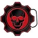 Gears of War: Belt Buckle (Metal): Red-Skull Logo Image
