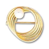 14k Freshwater Cultured Pearl Pin