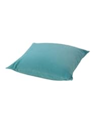 Home: Ikea Sanela Turquoise Cotton Velvet Throw Pillow Cover Cushion Sleeve NEW 20 X 20" - Ikea