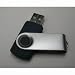 4GB USB Swivel Flash Drive (Black/Silver)