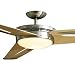Cimarron Ceiling Fans Brushed Nickel Finish with Opal Glass 54