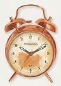 FARMALL farm TRACTOR twin bell classic style ALARM CLOCK decor - copper finish