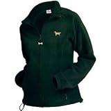 Ladies' Full Zip Fleece Golden Retriever