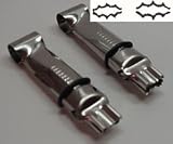 Crimper, Adjustable, Serrated Stainless Steel, 2 Pc. - Holly Crimper