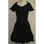 Living Dead Souls Womens Lace Gothic Dress