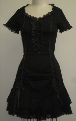 Living Dead Souls Womens Lace Gothic Dress