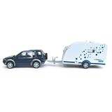 Toy SUV Land Rover and Mini Trailer