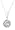 10k White Gold Bead Design Diamond Pendant (.05 cttw, I-J Color, I2-I3 Clarity)