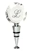 Rhinestone Monogram Winestopper - L Rhinestone Monogram Winestopper - L