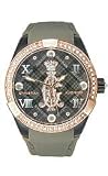 Christian Audigier Intensity Series Black Argyle Black-Grey Dial Women's Watch #INT313