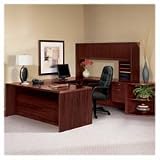 HON Company Products - Storage Cabinet, w/ Doors, 36x20x29-1/2, Mahogany - Sold as 1 EA - The Valido Series offers a 3/4 pedestal design with 3/4 adjustable glides. Ribbon-edged, 1-1/2 thick laminate work surfaces are scratch-resistant and stain-resistant. Grommets on desk, bridge and return tops route and hide cords. Drawers operate on long-lasting, ball-bearing suspension. File drawers store letter-size (front to back) or legal-size (side-to-side) hanging files with a maximum height of 9-